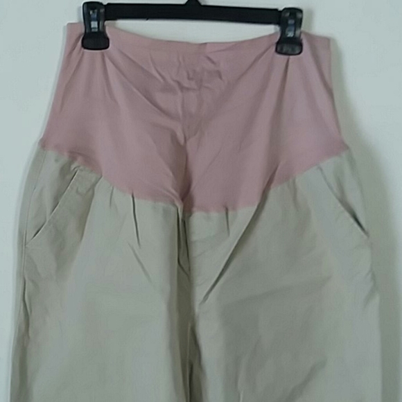 18 Long Maternity Old Navy Khaki Tan Dress Pants - Picture 2 of 8